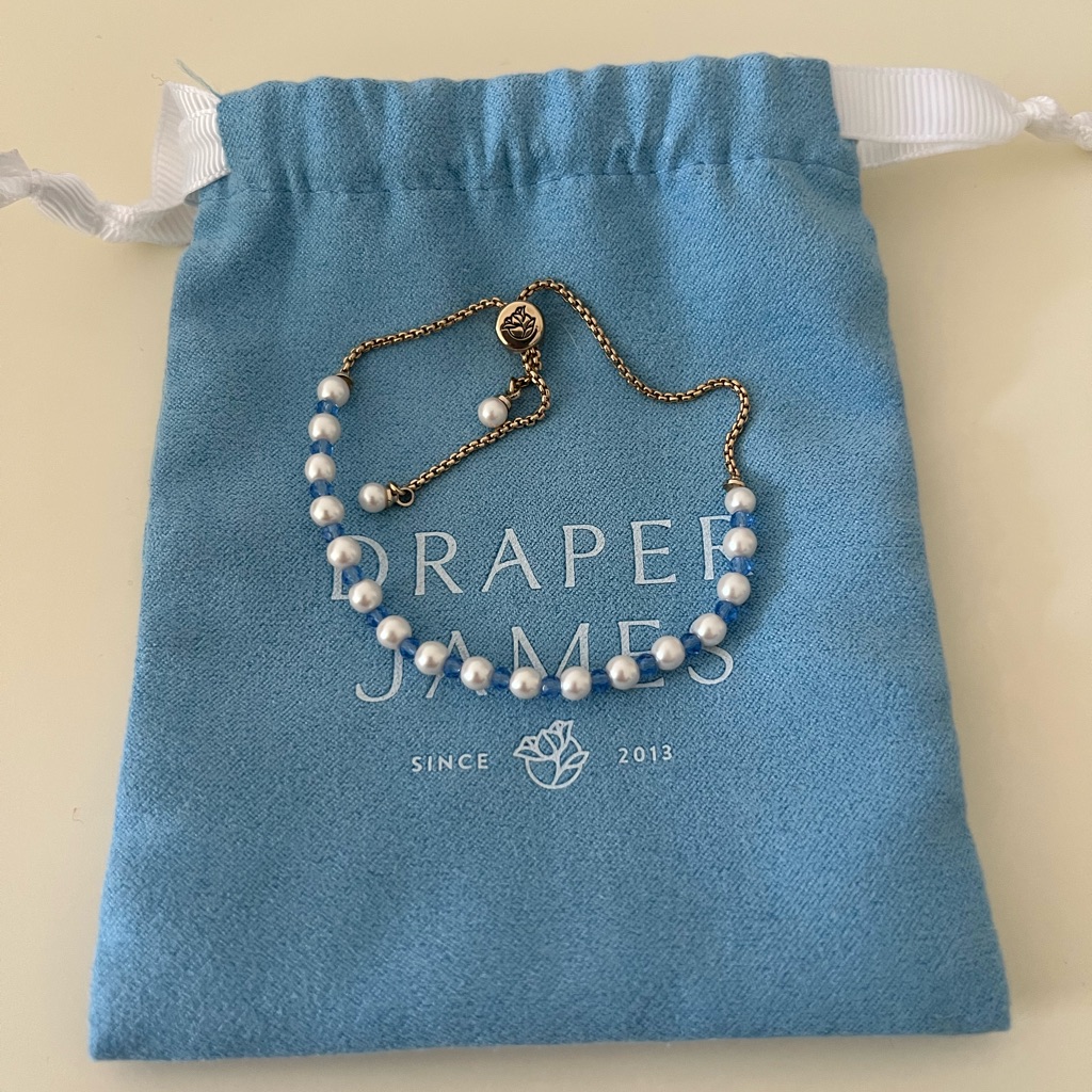 Draper James Pearl And Gold Bracelet